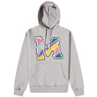 Maharishi Men's MA23 Embroidered Hoody in Grey Marl