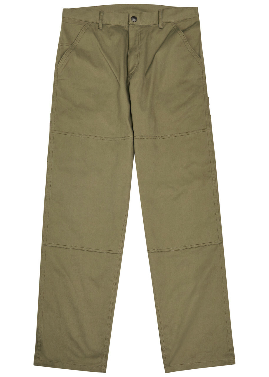 【関税＆送料込み】Moncler Trousers Moncler high-waist Tapered Cargo Trousers | Green | FARFETCH