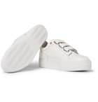 AMI - Textured-Leather Sneakers - Men - White