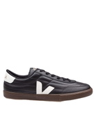 Veja Panenka Leather Sneakers Black And White