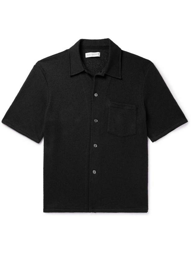 Photo: Our Legacy - Bouclé Shirt - Black