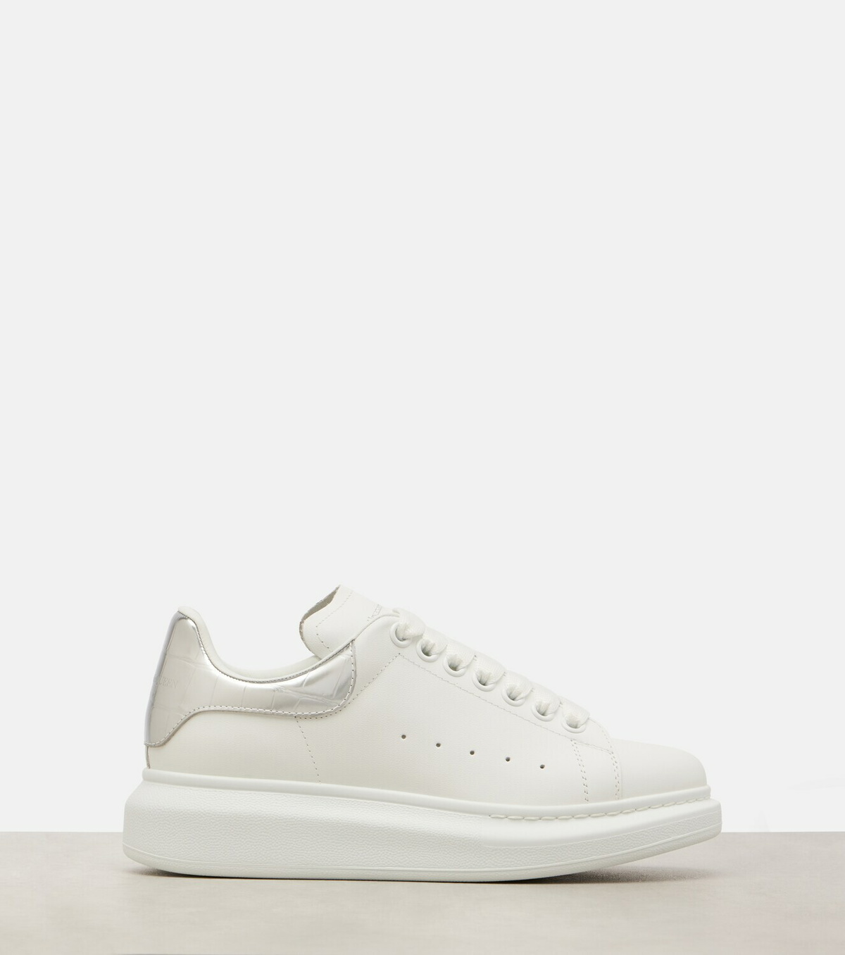 McQueen Oversized leather sneakers