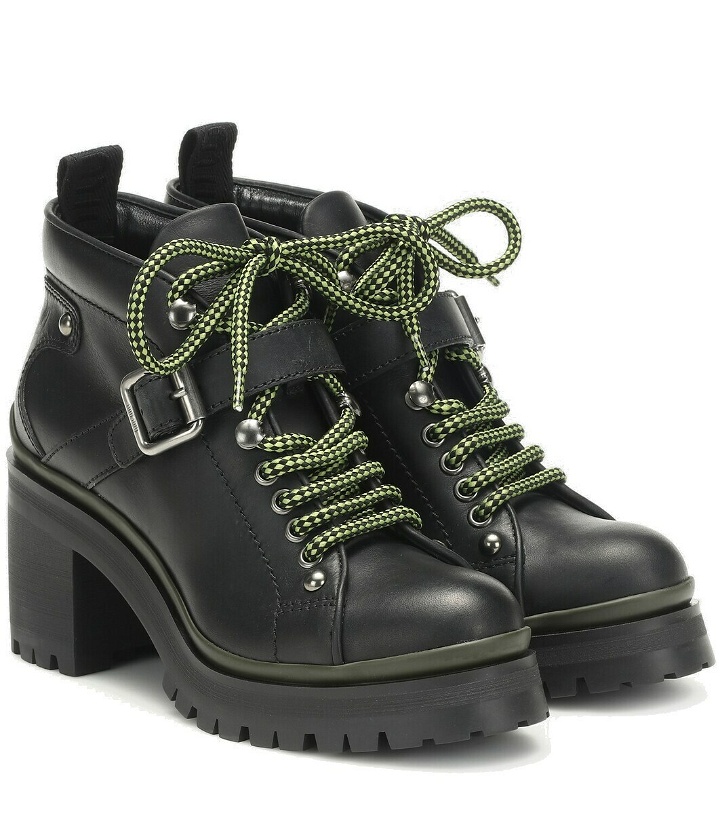 Photo: Miu Miu Leather ankle boots