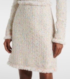Giambattista Valli Fringed bouclé minidress