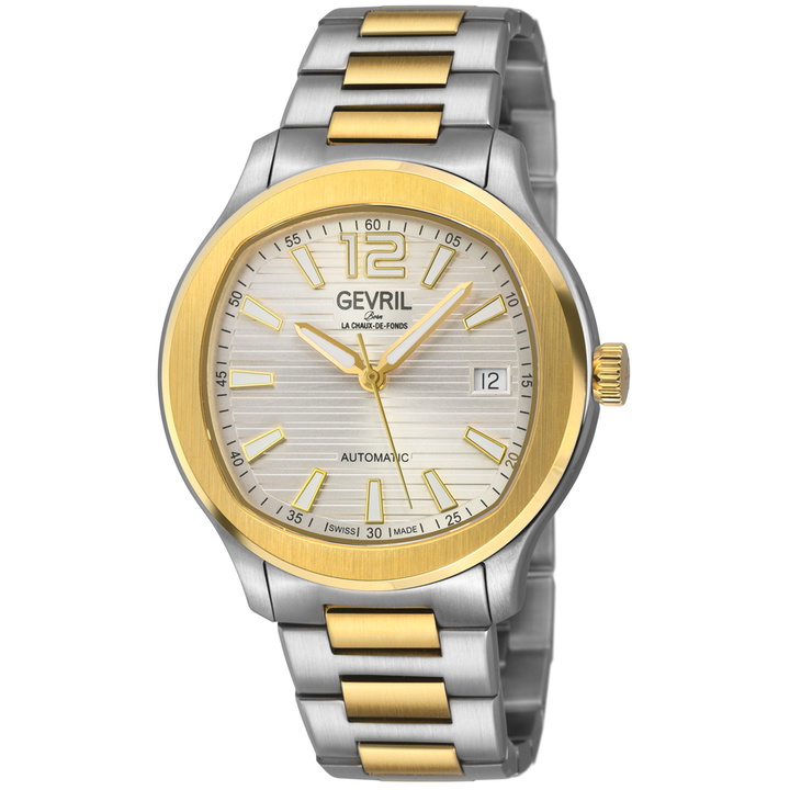 Photo: Gevril Stuyvesant Automatic Silver Dial Mens Watch 49804B
