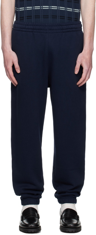 Photo: Lacoste Navy Fleece Sweatpants