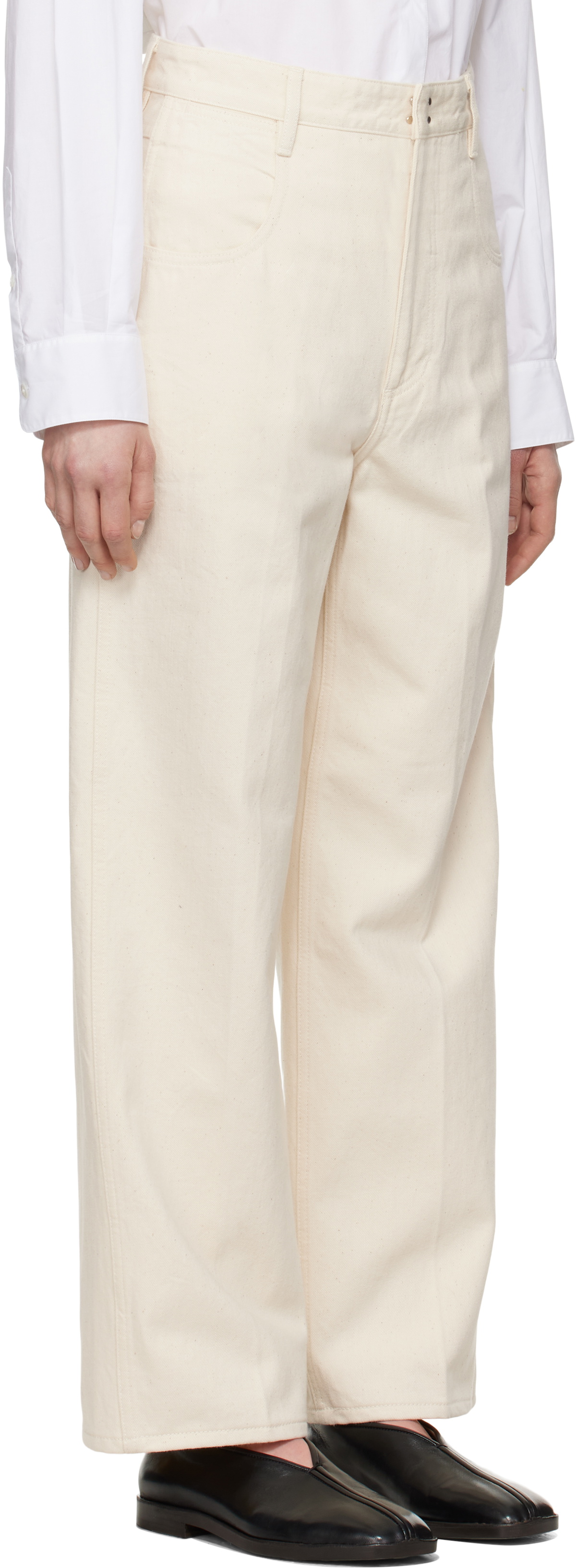 Carven Off-White 5-Pocket Jeans