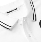 McQ Alexander McQueen - Logo-Appliquéd Cotton-Piqué Polo Shirt - White