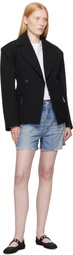 rag & bone Blue Miramar Terry Walking Shorts