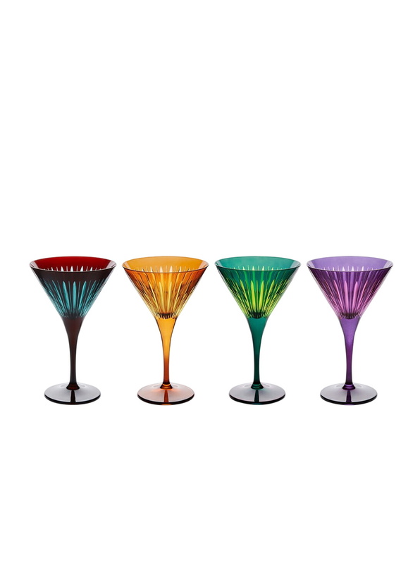 Photo: L'Objet Set Of Four Prism Martini Glasses