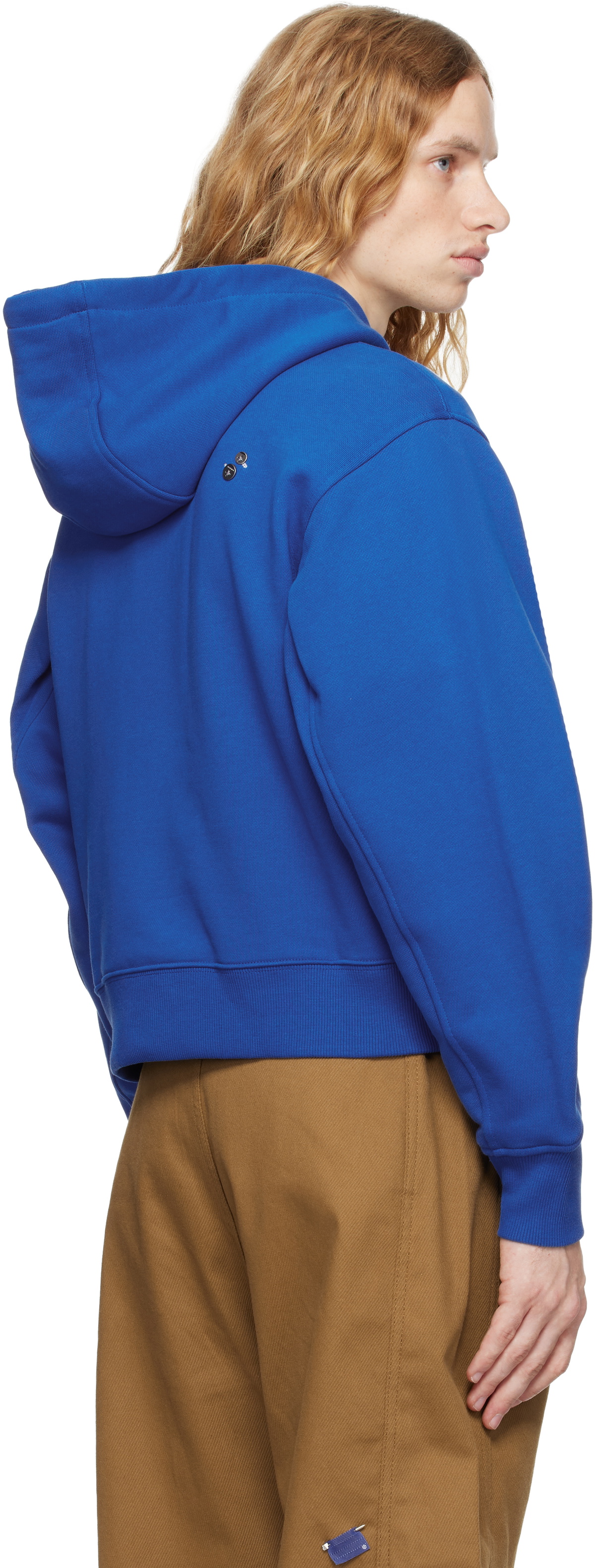 ★ADERERROR★ Stad Product. 36 ZBlue ADER error: Blue Stad Product. 36 Hoodie | SSENSE