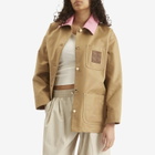 Casablanca Women's Workwear Jacket in Beige