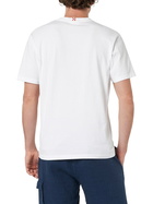 MC2 Saint Barth Man Classic Fit Cotton Jersey T-shirt Portofino With Forte Dei Drammi Embroidery | Insulti Luminosi Special Edition