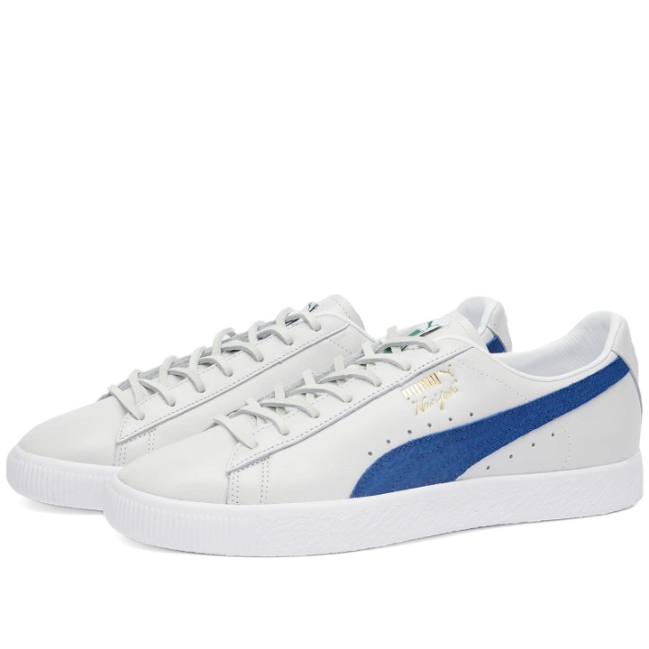 Photo: Puma Men's Clyde SOHO (NYC) Sneakers in White/Black
