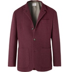 Brunello Cucinelli - Burgundy Unstructured Cashmere Blazer - Burgundy