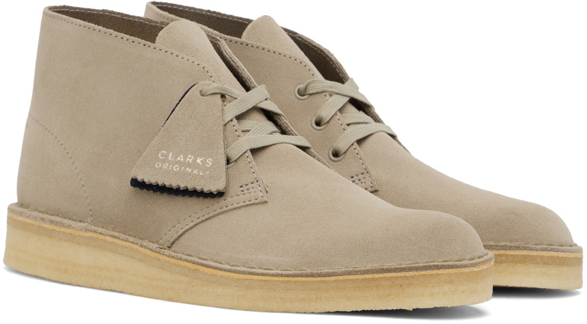 Clarks Originals Beige Coal Desert Boots Clarks Originals display picture 1
