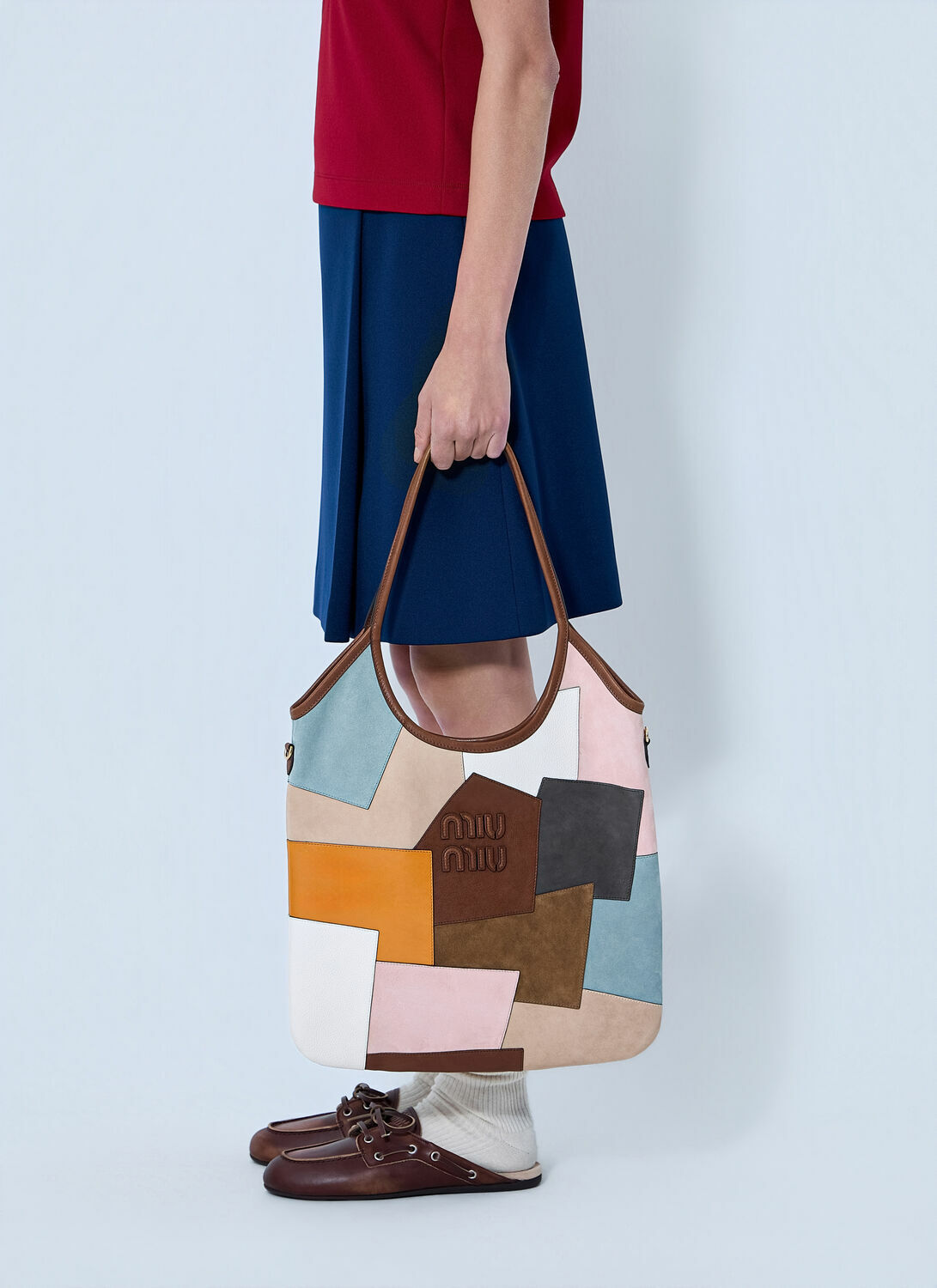 Miu Miu Ivy Leather Shoulder Bag