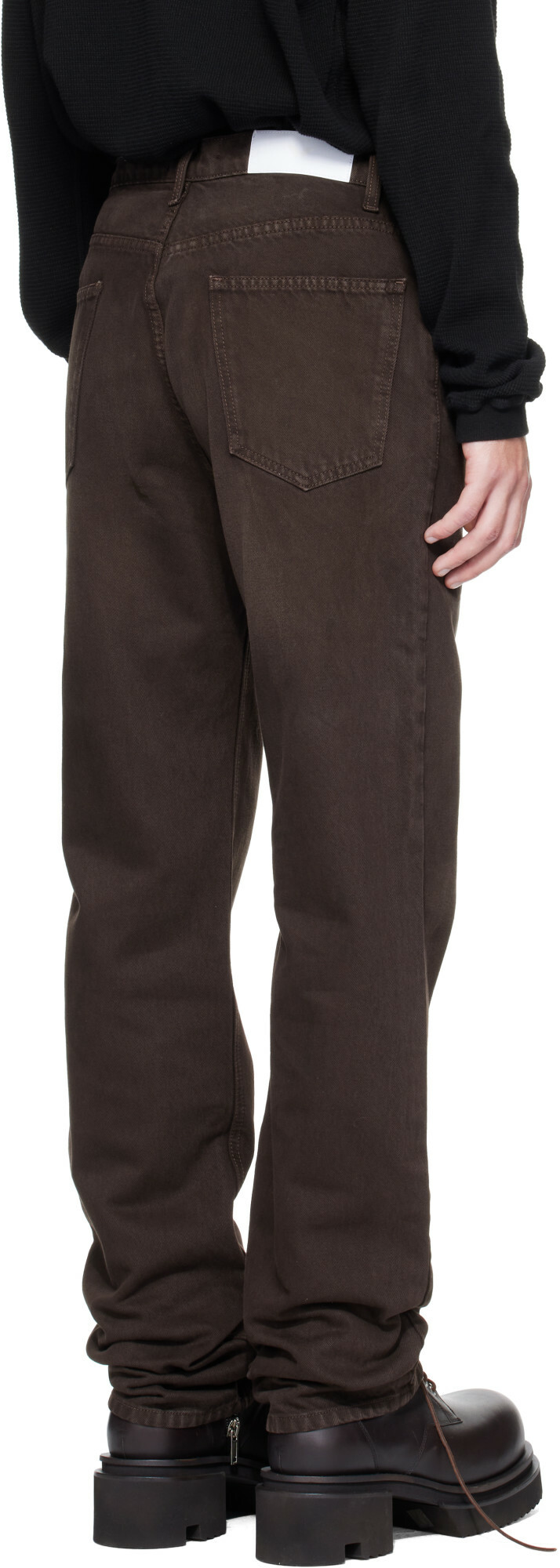 ALEXANDER DIGENOVA Brown Painter Jeans