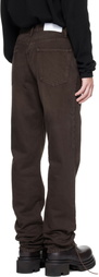 ALEXANDER DIGENOVA Brown Painter Jeans