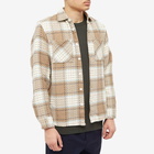 Wax London Men's Whiting Milton Overshirt in Natural