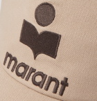 Isabel Marant - Logo-Embroidered Cotton-Canvas Baseball Cap - Neutrals