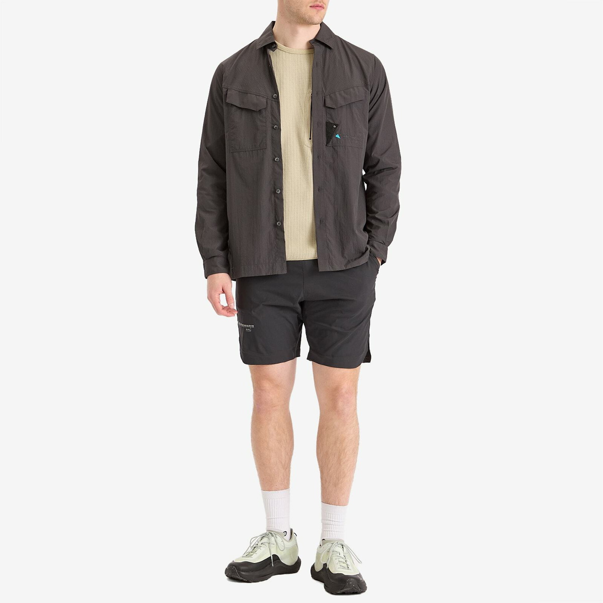 Klättermusen Men's Syn Long Sleeve Shirt in Raven