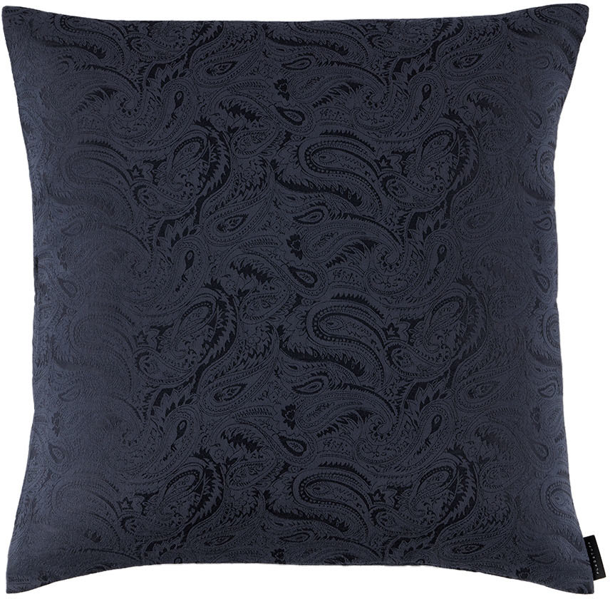 F-LAGSTUF-F Navy Paisley Cushion