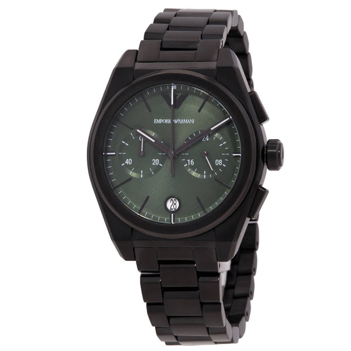Photo: Emporio Armani Quartz Green Dial Mens Watch AR11562