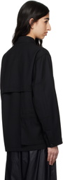 Snow Peak Black Hybrid Wool Utility Jacket
