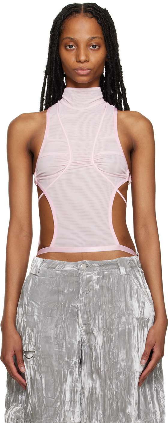 ORIENS Pink Momentum Suspension Tank Top