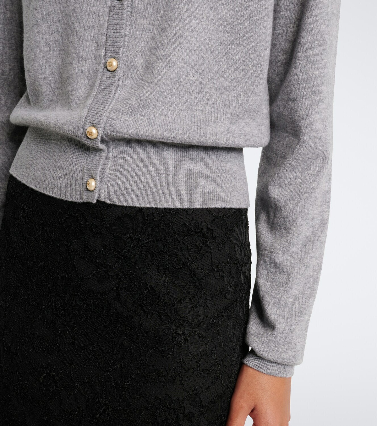 Dolce&Gabbana Embellished cashmere cardigan