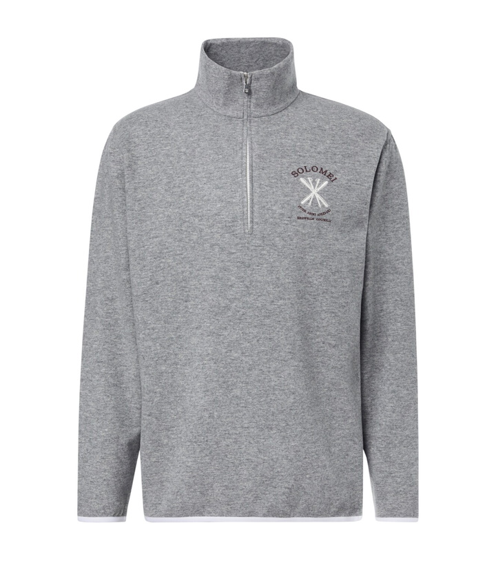 Photo: Brunello Cucinelli Cashmere and cotton-blend half-zip sweatshirt