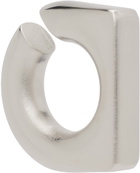 Rick Owens Silver Porterville Round Prong Ear Cuff