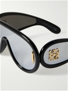 LOEWE - Paula's Ibiza Wave Mask Oversized D-Frame Acetate Sunglasses