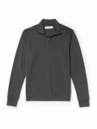 Orlebar Brown - Isar Merino Wool-Jersey Half-Zip Sweatshirt - Green