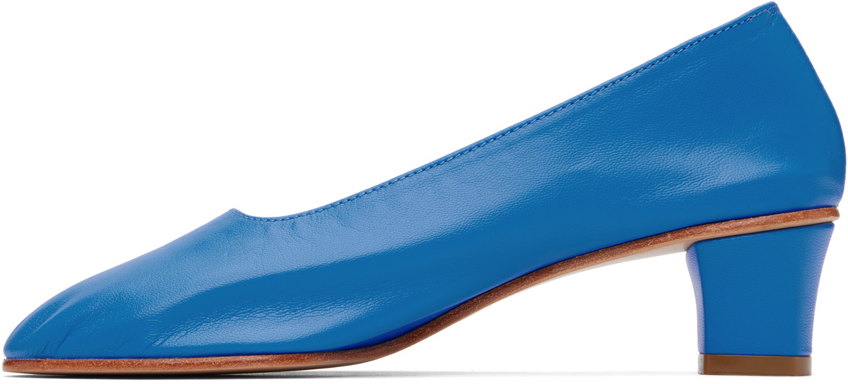 Martiniano Blue High Glove Heels