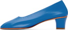 Martiniano Blue High Glove Heels