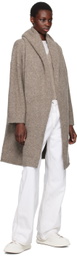 Lauren Manoogian Brown V-Neck Top