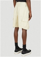 Cargo Compass Patch Shorts in Cream