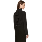 Haider Ackermann Black High Neck Blouse