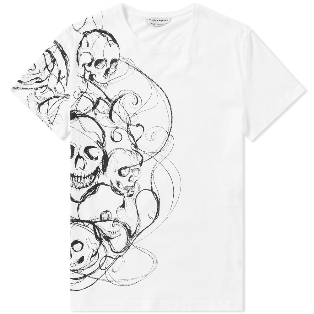 Alexander Mcqueen Skull Intarsia Tee Alexander Mcqueen 