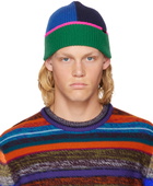 Paul Smith Multicolor Half & Half Beanie