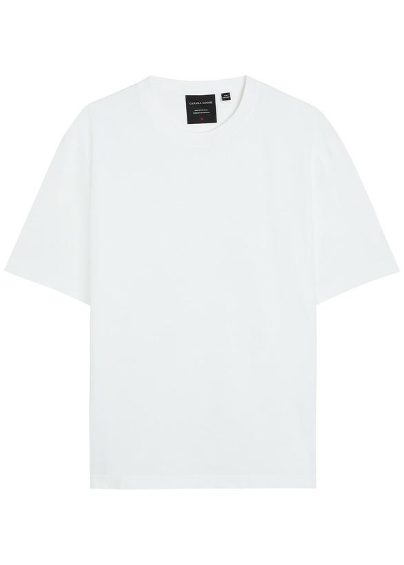 Photo: Canada Goose Novo Logo Cotton T-shirt White