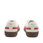 Puma Men's Army Trainer Sneakers in Warm White/Granola/Astro Red