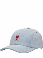 AMI PARIS Red Adc Embroidery Cap