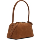 ALAÏA Brown 'Le Bouledogue' Small Nubuck Bag