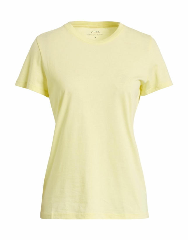 Photo: Vince. Womens T-shirt in Pastel yellow