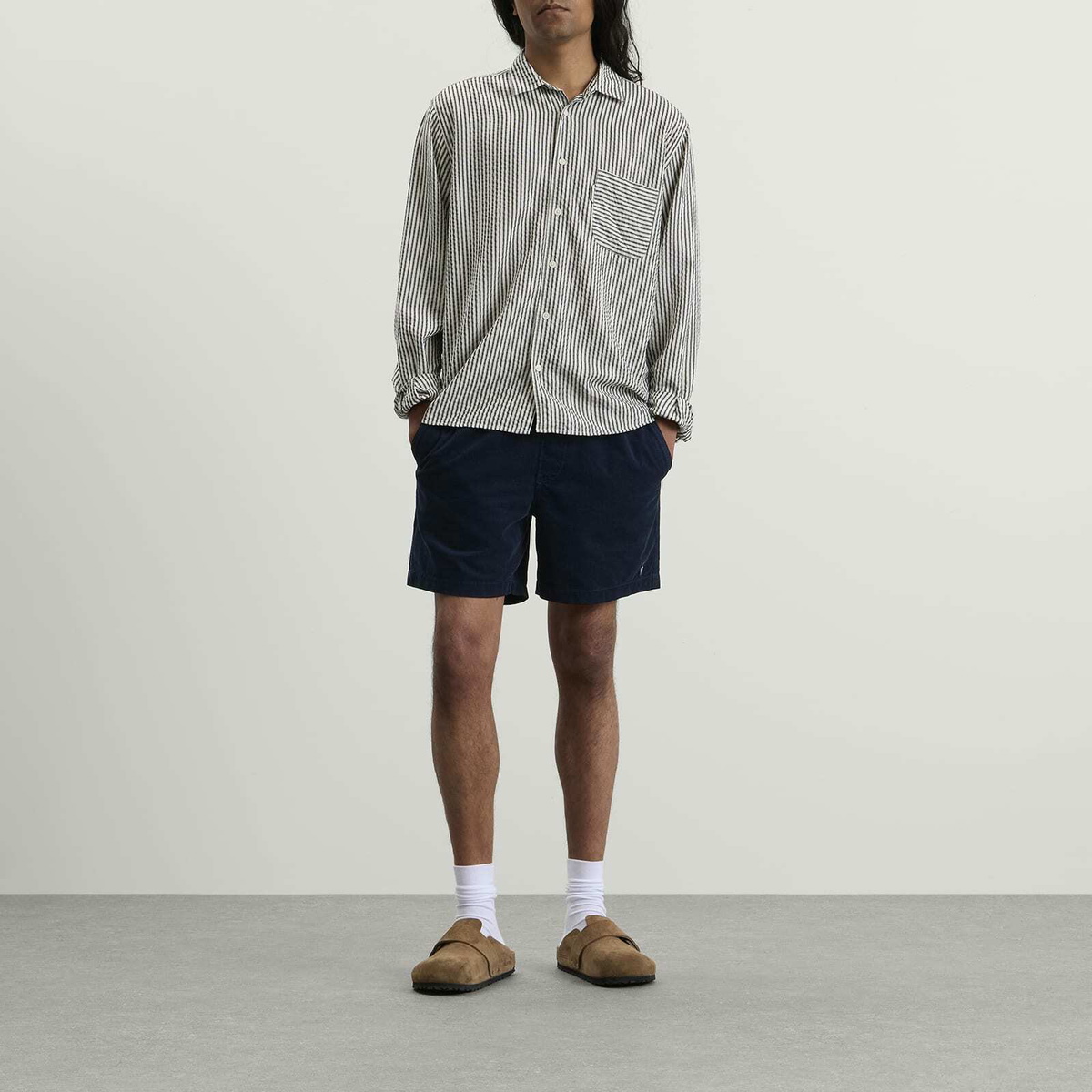 Polo Ralph Lauren Men's Micro Corduroy Shorts in Newport Navy