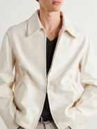 Our Legacy - Rework Panelled Waxed-Suede Jacket - Neutrals