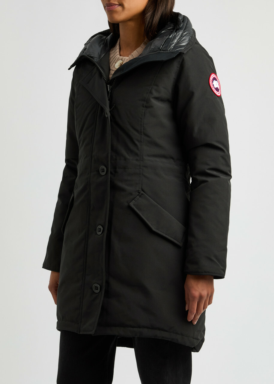 Canada Goose Rossclair Hooded Shell Coat Black